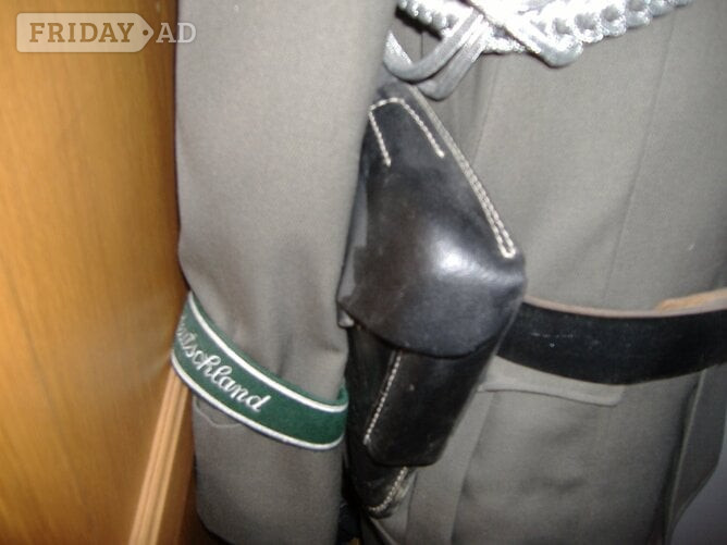 ex film prop full uniform on dummy may px good mtb bike /metal detector - Antiques & Collectables