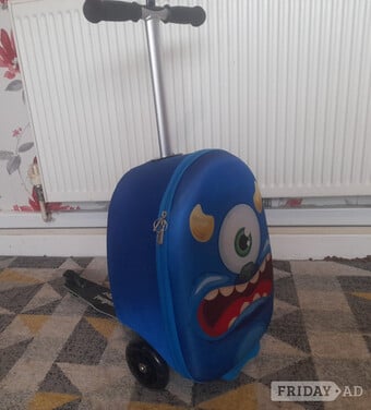 Monsters Inc travel luggage scooter 