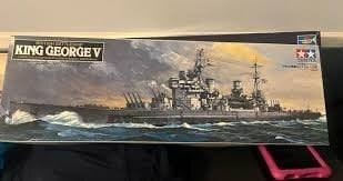 HMS King George V (Please note: Incomplete kit, for parts only).
