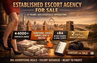 Established UK Escort Agency for Sale – 9 Years Trading