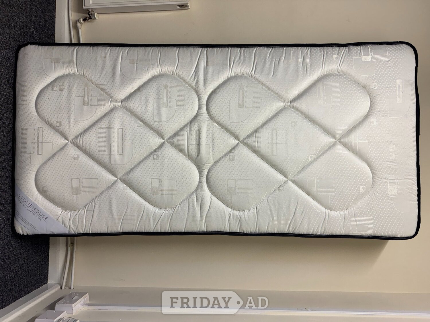 Rotherham BRANDON METAL BUNKS IN SILVER AND PINEMASTER MATTRESSES