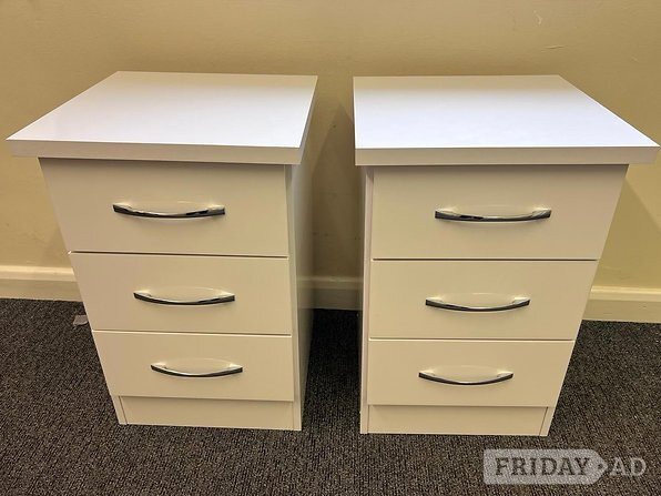 NEVADA 4 DOOR 2 DRAWER MIRRORED WARDROBE BEDROOM SET WHITE GLOSS