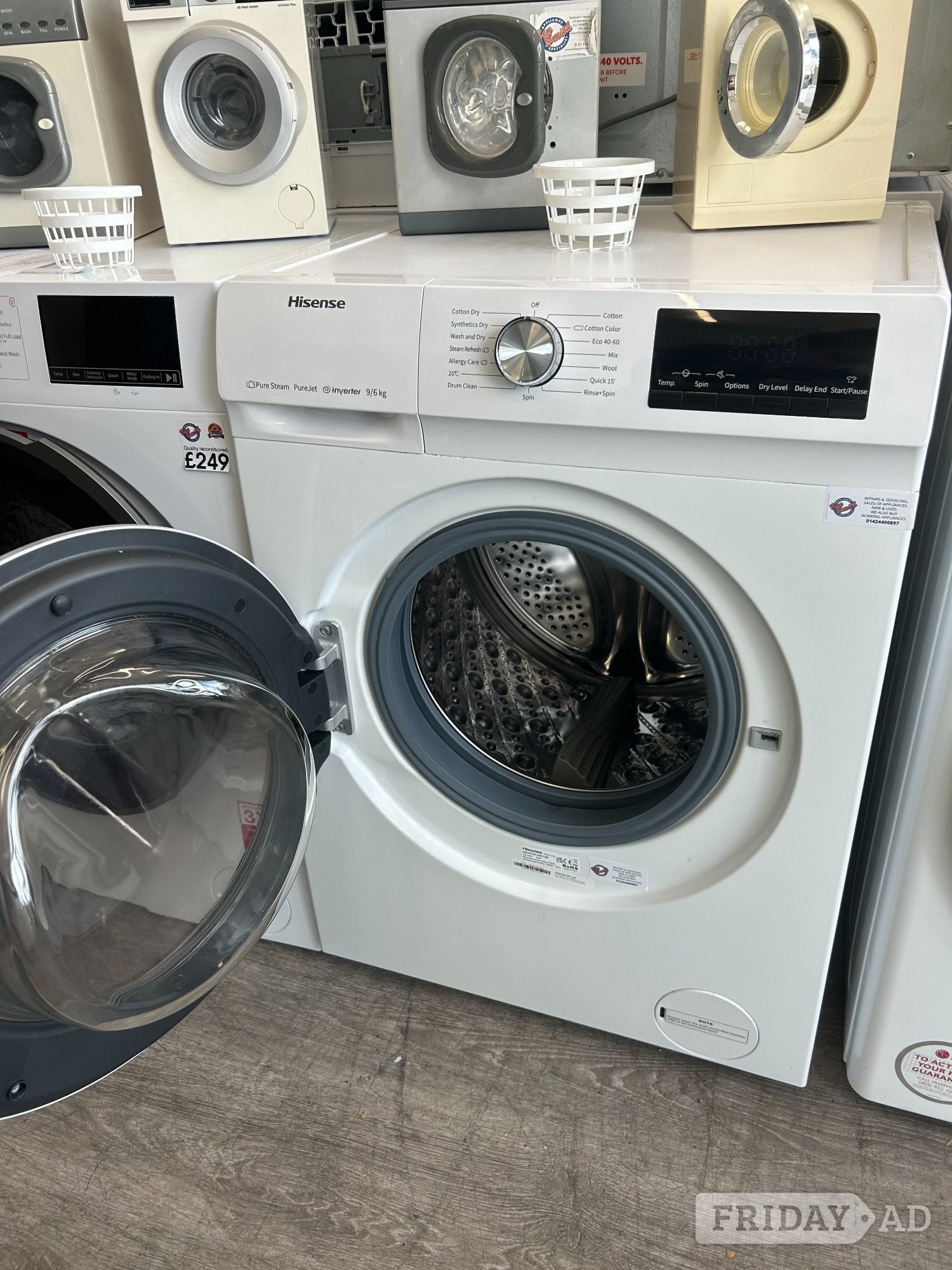 HISENSE 9/6KG WASHER DRYER
