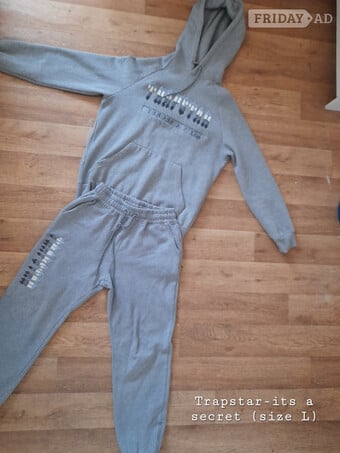 Grey 'trapstar' full tracksuit