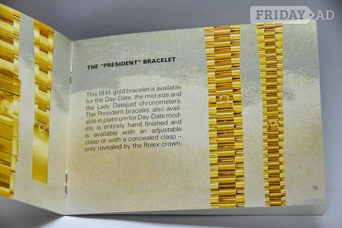 Rolex genuine 'Your Rolex oyster' booklet.
