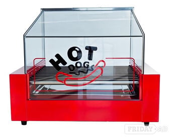 Commercial Electric 11-Roller Hot Dog Grill Machine