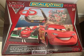 Scalextric Start C1273 Disney Cars 2 Scale Race Box Set 1:32 
