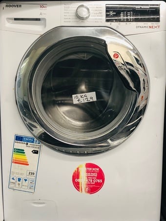 Hoover 10KG load , 1400 rpm washing machine with A+++ energy 