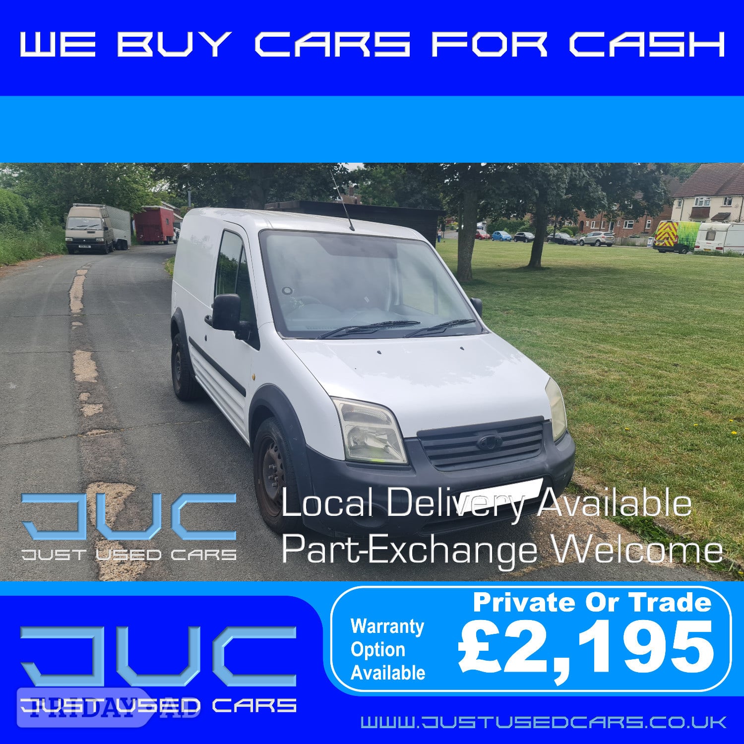 Ford Transit Connect 1.8 75 T200 (Manual Diesel) 61 Reg 2011 in Lewes