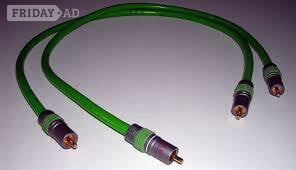 Cable-talk hi-fi interconnects.
