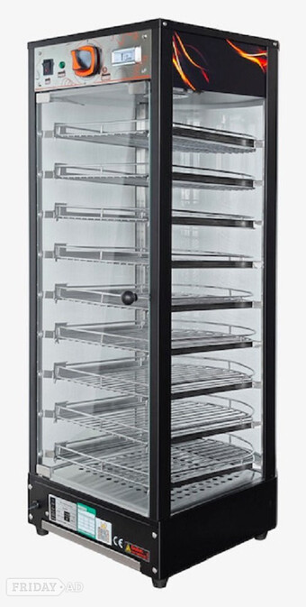 Commercial Electric Pie Pastry Pizza Slices Warming Hot Cabinet D