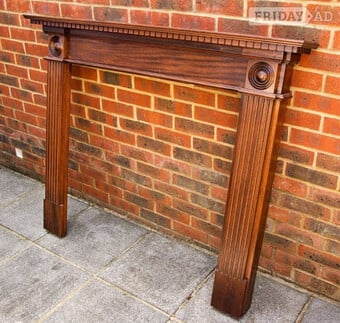 Mahogany mantlepiece excellent condition