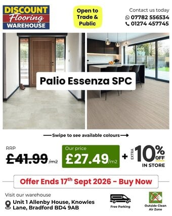 Palio Essenza SPC Flooring £27.49/m² | Extra 10% Off 