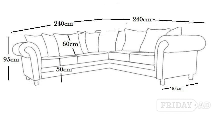 Luxury Sofa - Corner Sofa - Sofa Set - Free UK Delivery - Furniture
