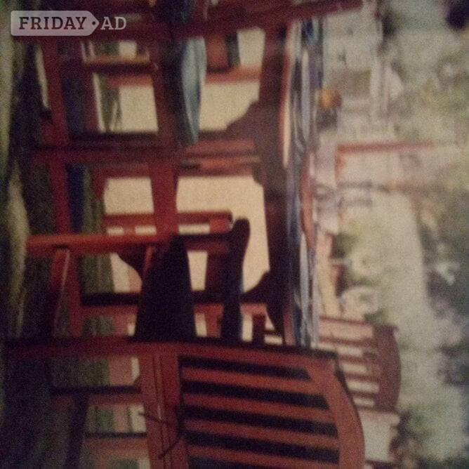 Reduced £695 Garden teak 6 chairs, extending table, brand new in St. Albans