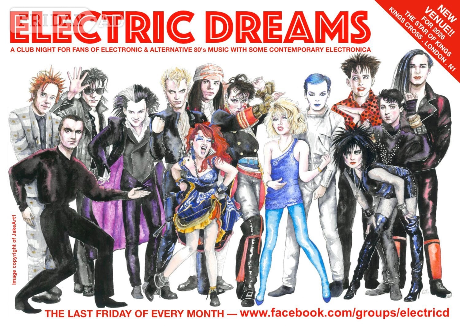 London ELECTRIC DREAMS (80s electronic/alternative club)