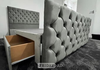 KING - MILANO divan 4 drawers Floor standing Hb & Footboard
