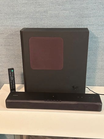 Sony SA‑MT300 soundbar with wireless subwoofer