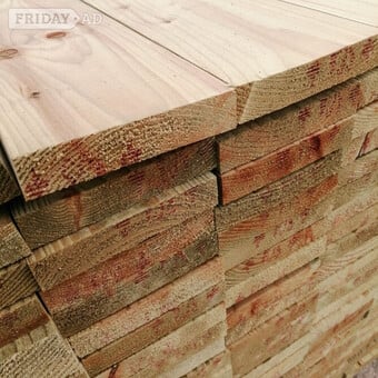4x1 PAR Timber. Treated Green 5.1m Lengths