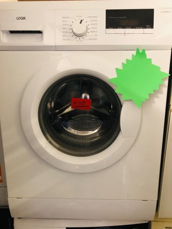 Logik 8KG load washing machine with large size drum 