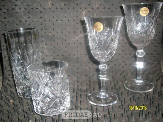 crystal glasses in Melksham