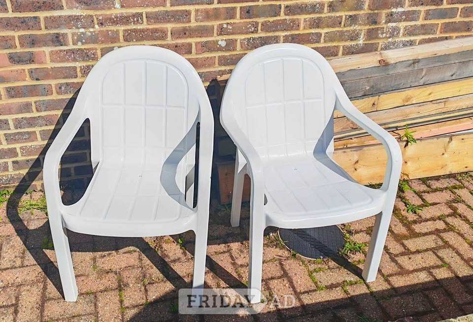 2 sturdy comfy garden Nova chairs from the Faversham group in Pevensey