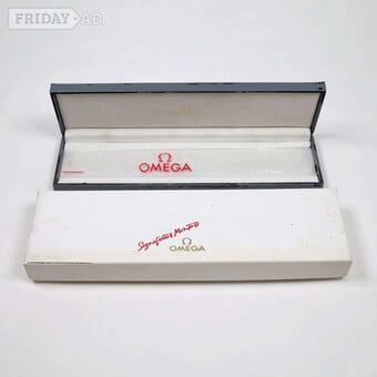 Omega late 1970s-mid 1980s vintage watch box only.