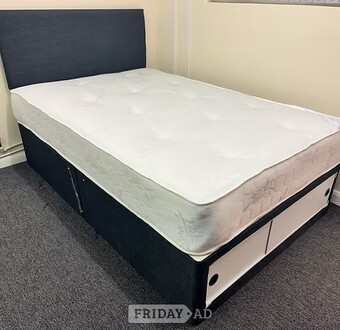 SUPER TUFT ORTHOPEDIC DIVAN BASE AND 10/11 INCH MATTRESS - 4 Foot