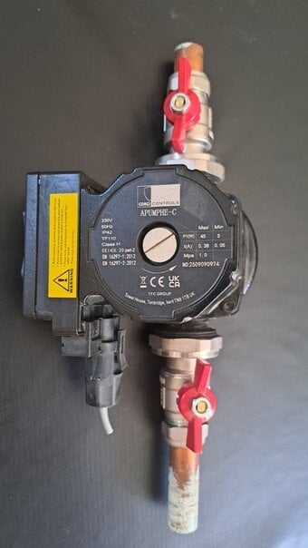 Central heating pump