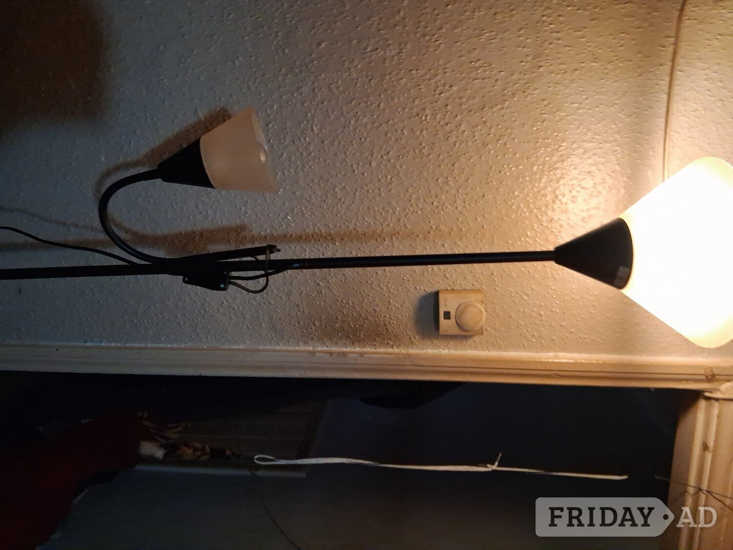 Hove Tall lamp with reading lamp