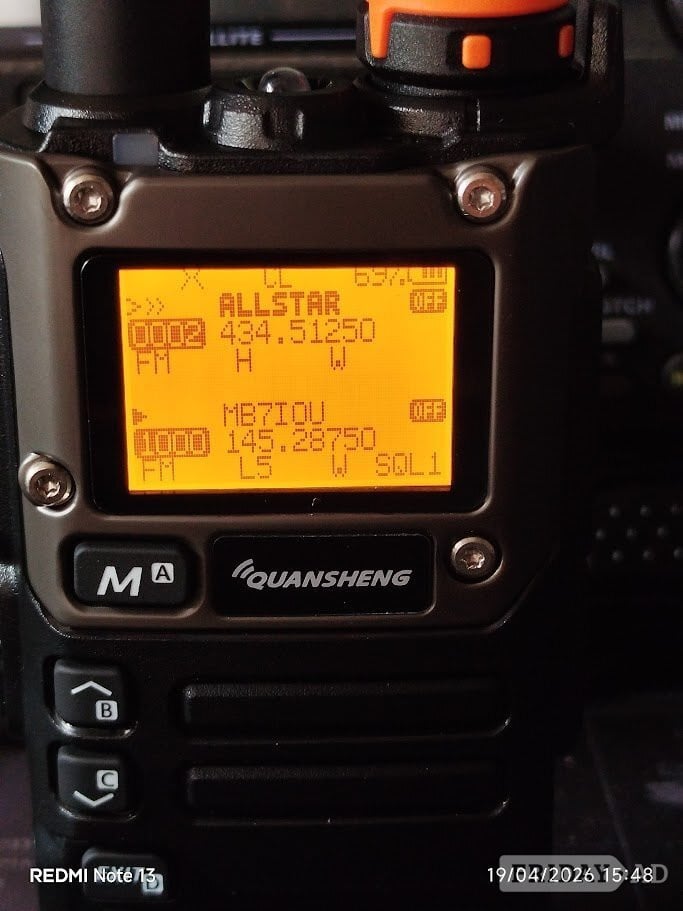 Quansheng UV-K6 with the metal housing Type C Charge 2Way Radio