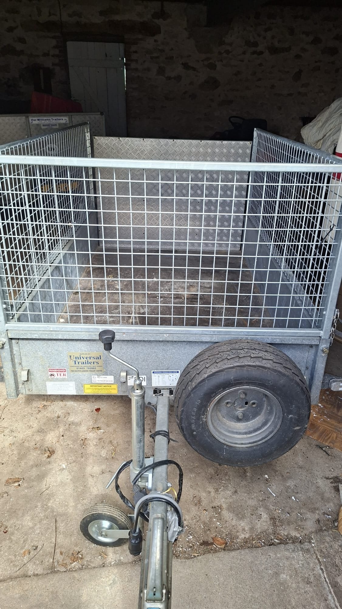 Ifor Williams P6e 750kg Galvanised Livestock / Utility Trailer – 