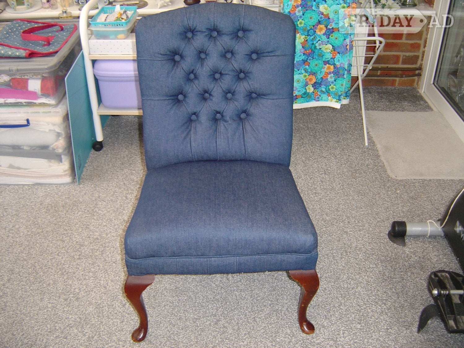 up holstered chair