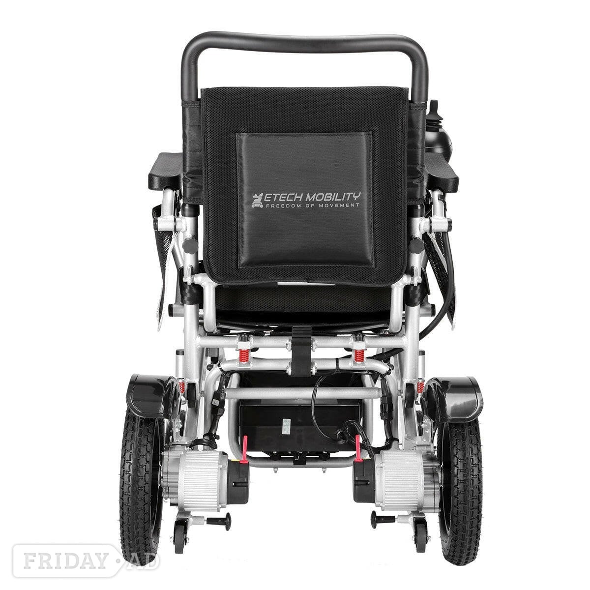 Lightweight Folding Electric Wheelchair 24kg 500W Blue Soft Start - Mobility