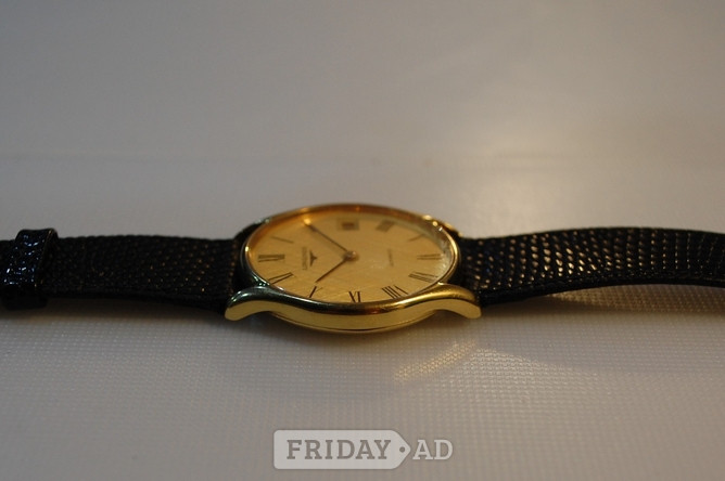 Longines gentlemans 9ct solid gold wristwatch. - Clothing, Footwear & Accessories