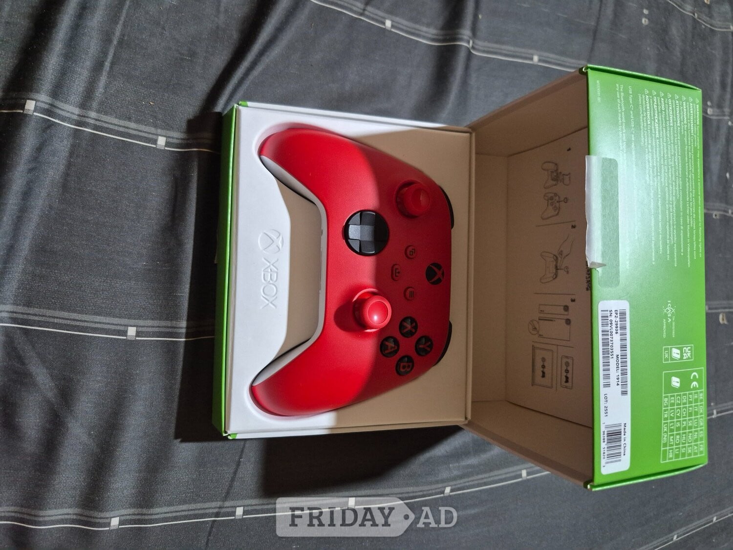 Red Xbox controller 