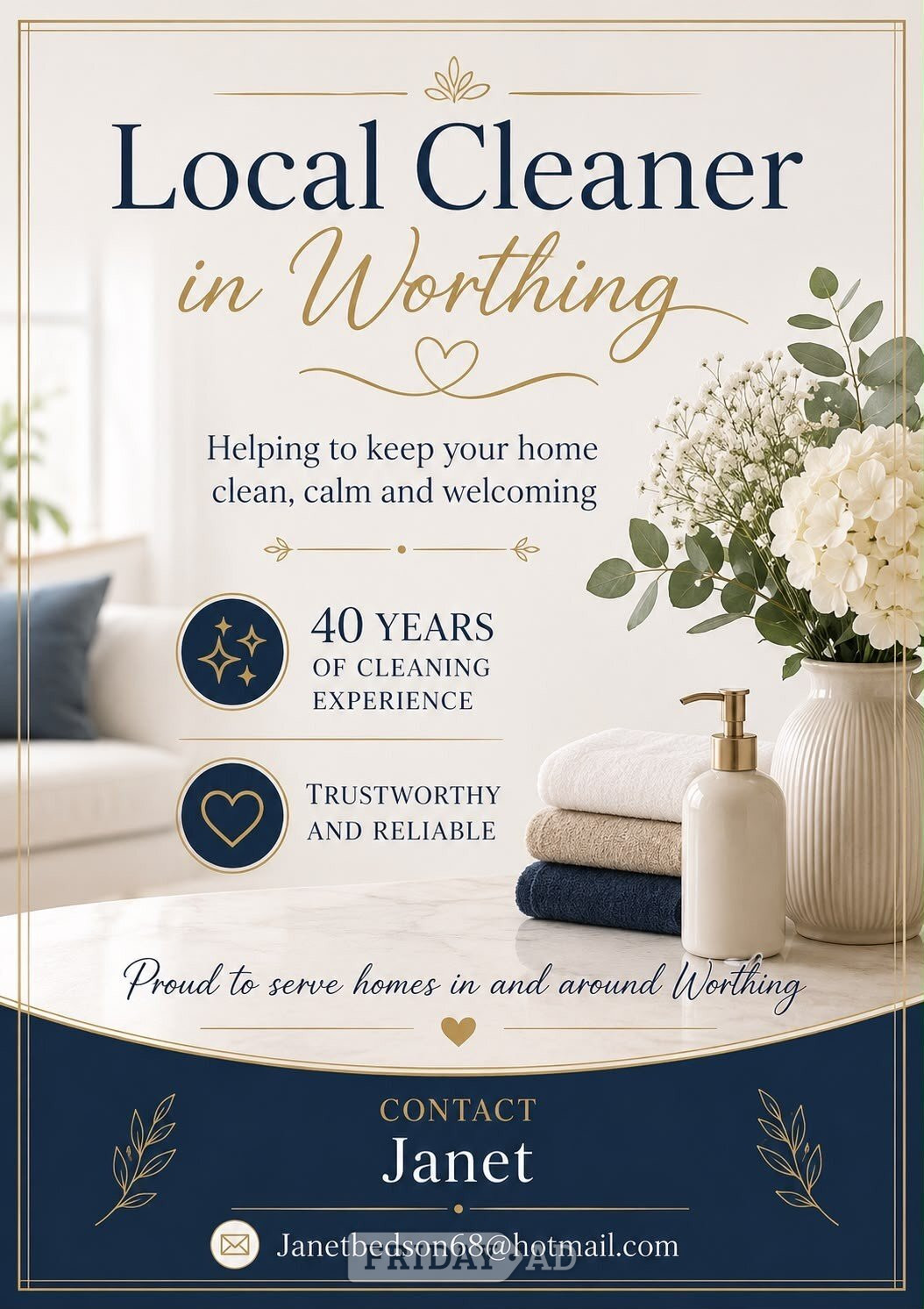 house keeping cleaning in Worthing