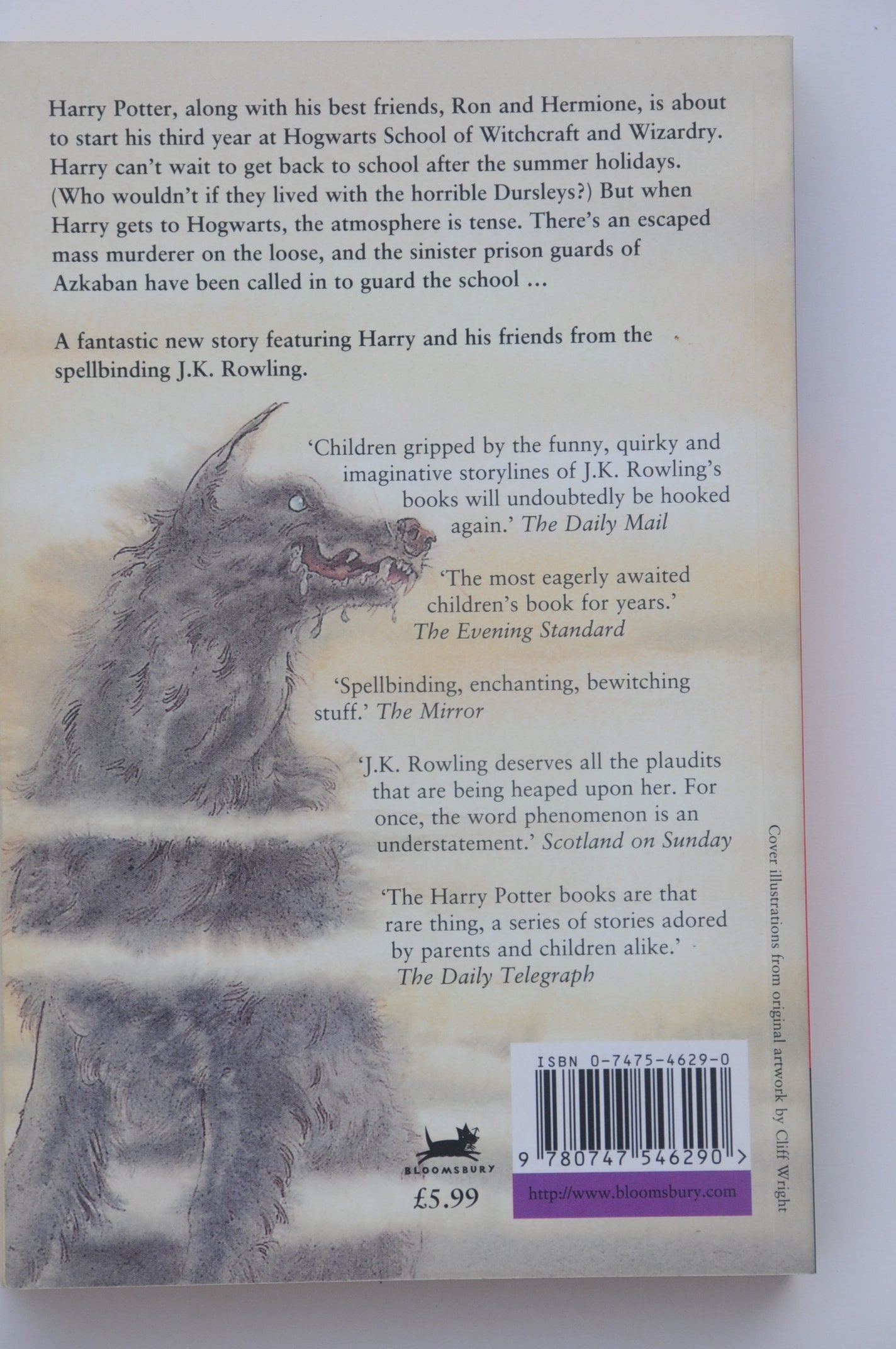 Harry Potter & The Prisoner Of Azkaban 1999 J. K. Rowling 