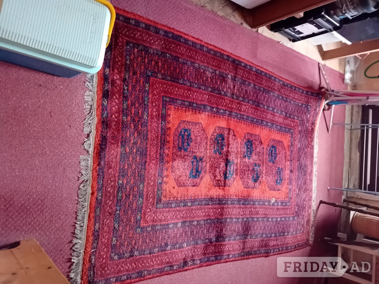 Oriental rug red with pattern 52inc x79inc  in Seaford