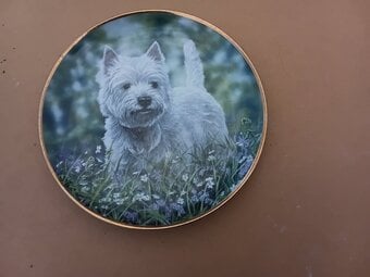 "Westie" West Highland White Terrier, Danbury Mint, by Paul Doyle