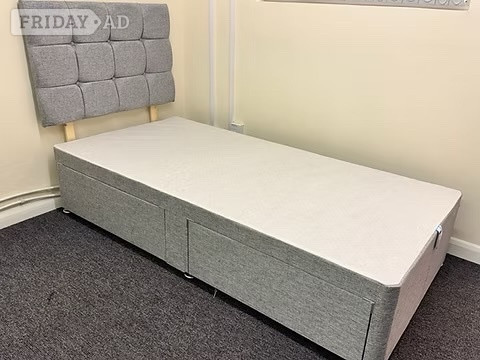 SINGLE -REGENCY 1000POCKET MATTRESS WITH 2drawers BASE& HEADBOARD - Furniture