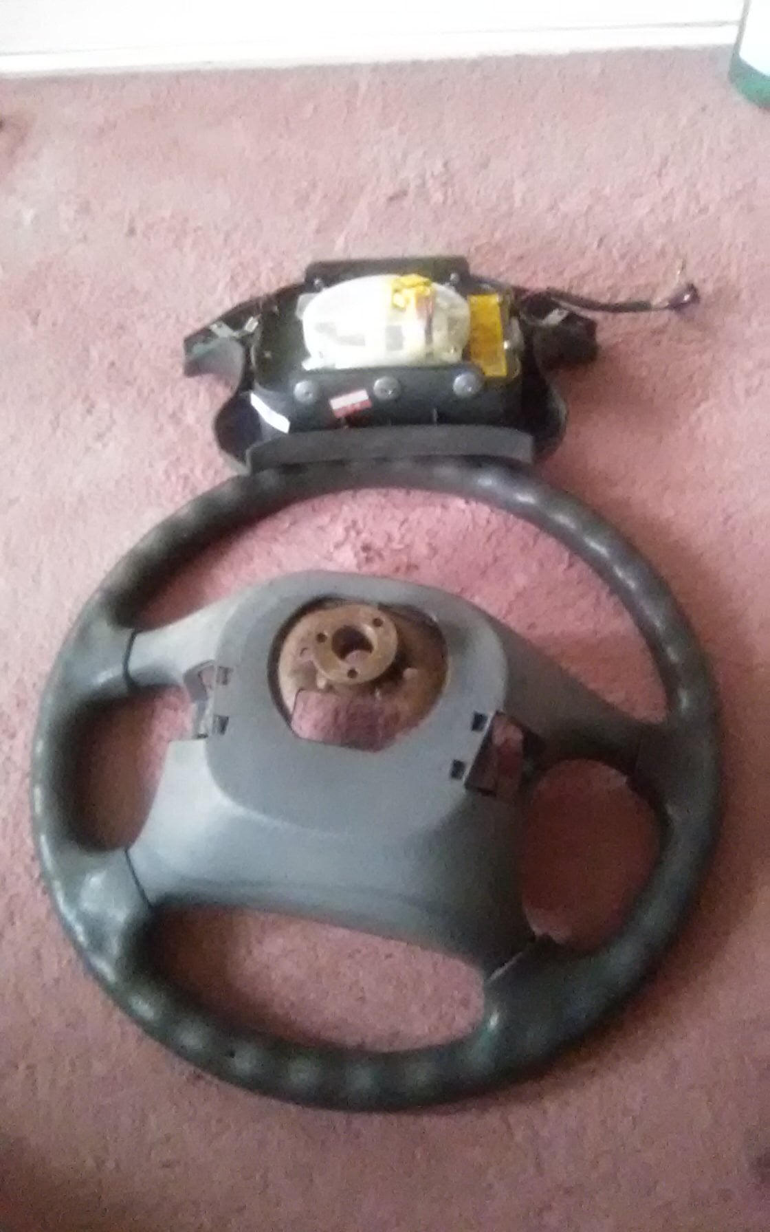 Breaking Blue Hyundai ATOZ+ 1.0 2000 - STEERING WHEEL , CENTRE c/ in Waterlooville