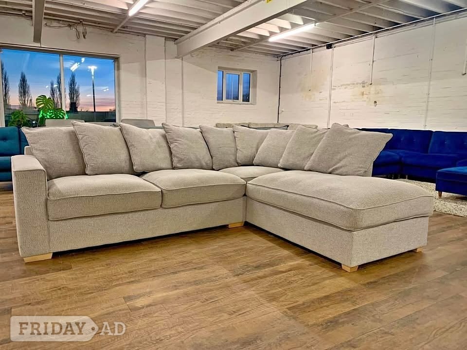 Corner L shape high back corner sofa available for sale  in Guildford