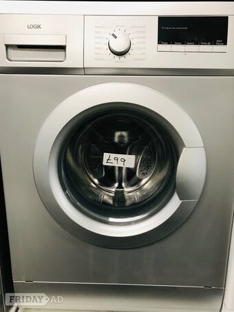 Logik Silver colour washing machine 