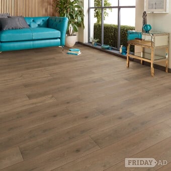 12mm Brown Wood Effect Click Laminate Flooring
