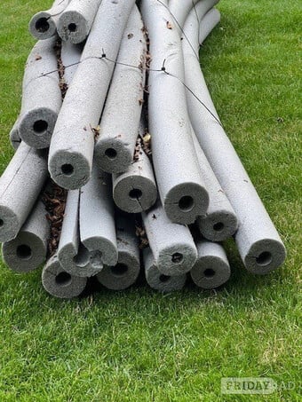 Pipe insulation - bundle various sizes.