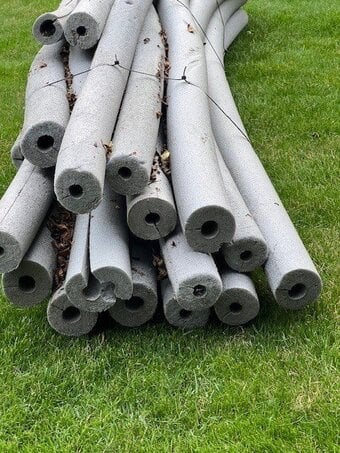 Pipe insulation - bundle various sizes.