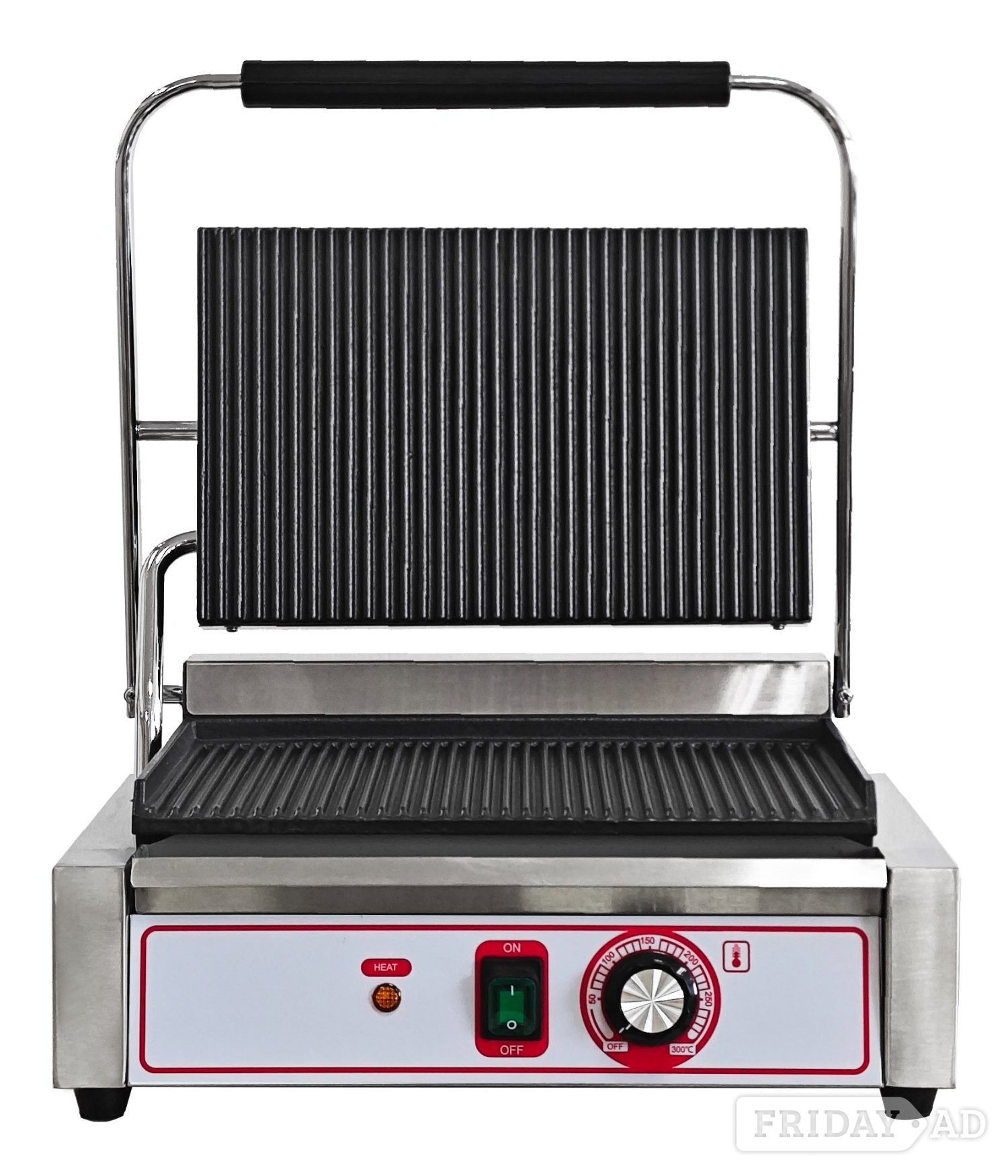 ELECTRIC COMMERCIAL PANINI GRILL SANDWICH MAKER FULL GROVED in Birmingham