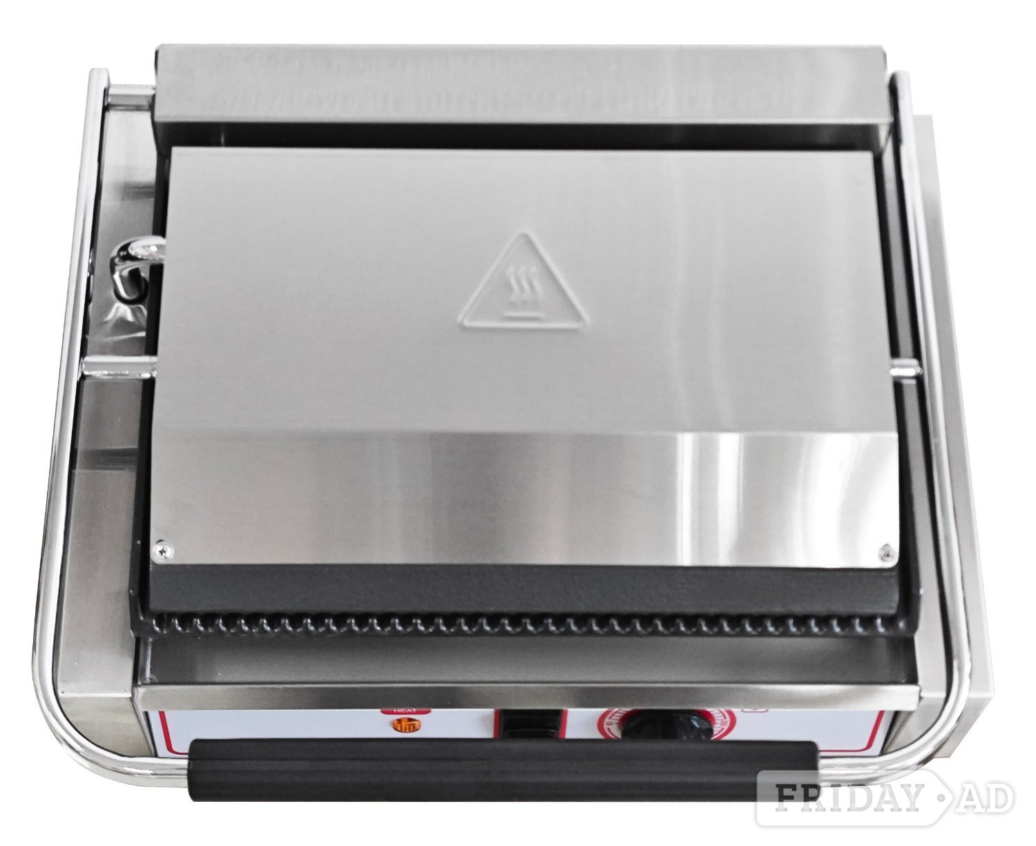 ELECTRIC COMMERCIAL PANINI GRILL SANDWICH MAKER FULL GROVED - Home Appliances