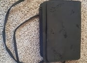 Ladies black evening shoulder handbag